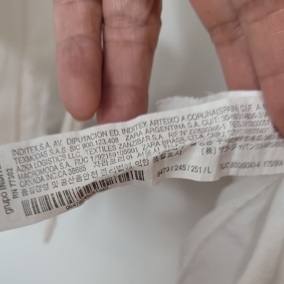 Zara White Boxy Puff Sleeve Polo Top - Picture 5 of 11